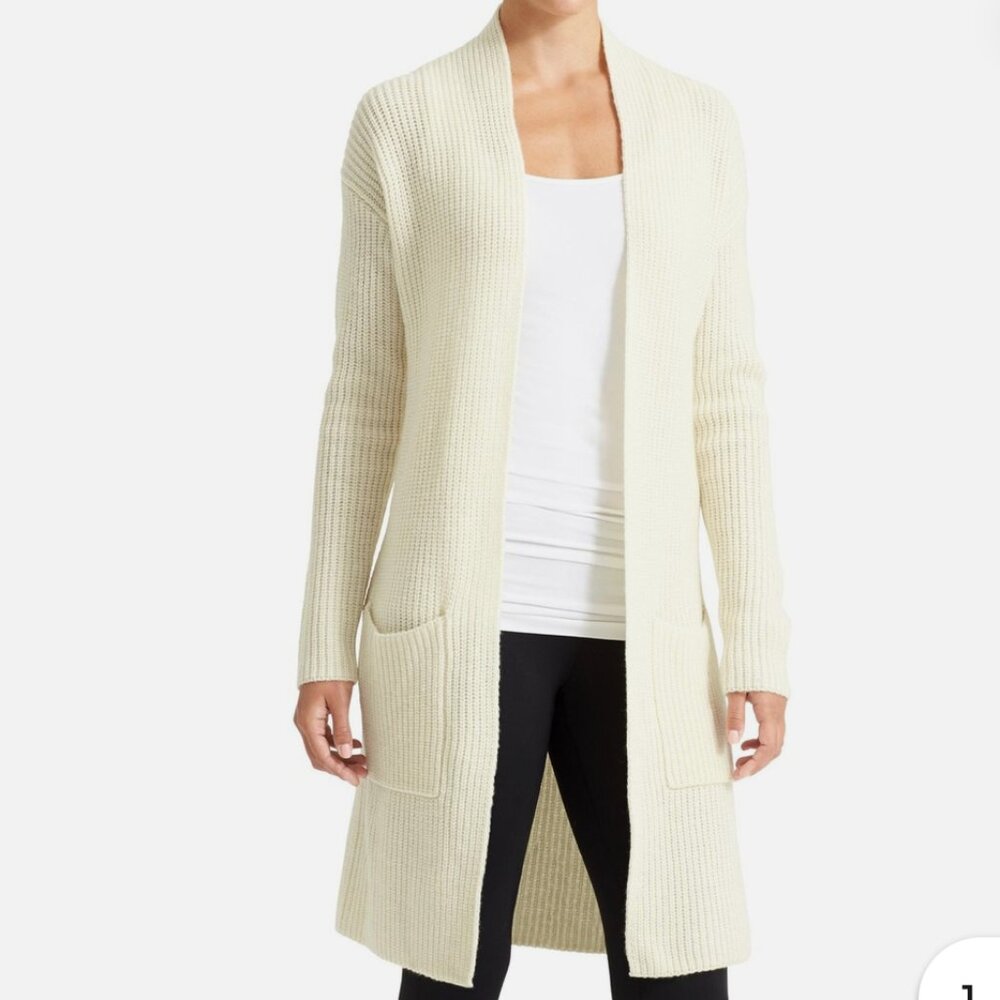 Athleta Sunday Sweater Open Front Cardigan Sweater - Size Small